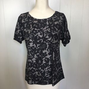 Banana Republic Silk Black Blouse Sz. S
